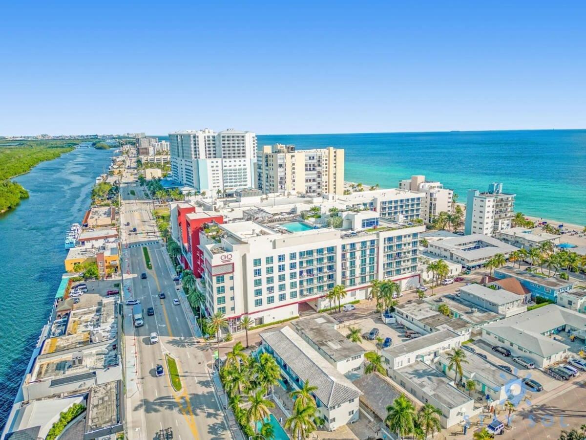 Hollywood Beach Broad - Walk - Amazing Pool - Hot Tub Apartment Exterior photo