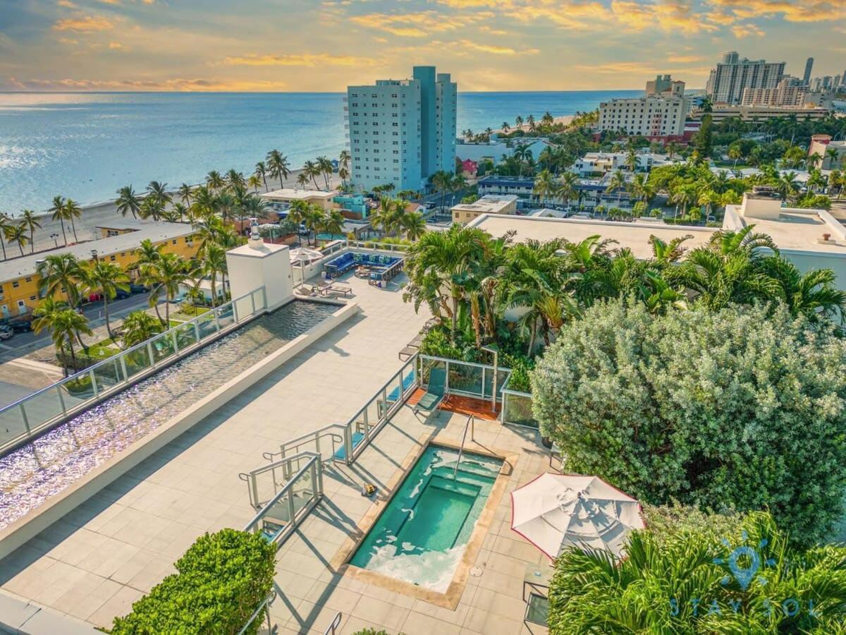 Hollywood Beach Broad - Walk - Amazing Pool - Hot Tub Exterior photo