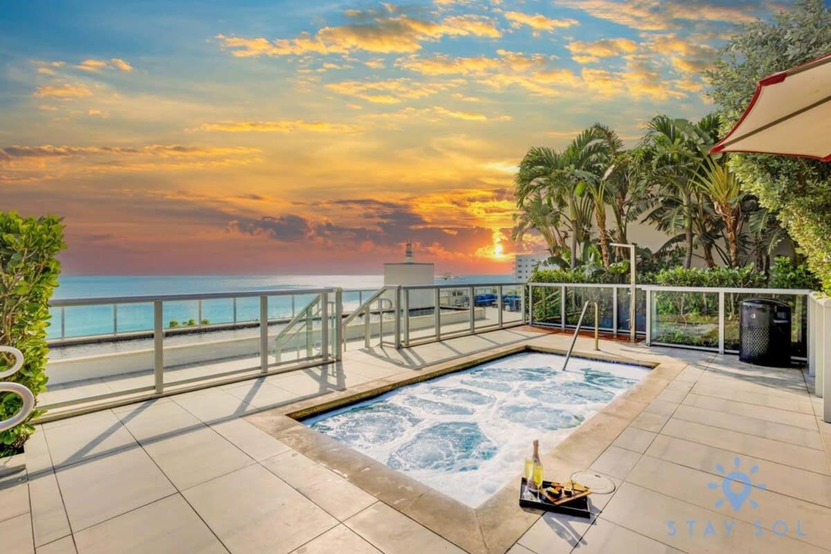 Hollywood Beach Broad - Walk - Amazing Pool - Hot Tub Apartment Exterior photo